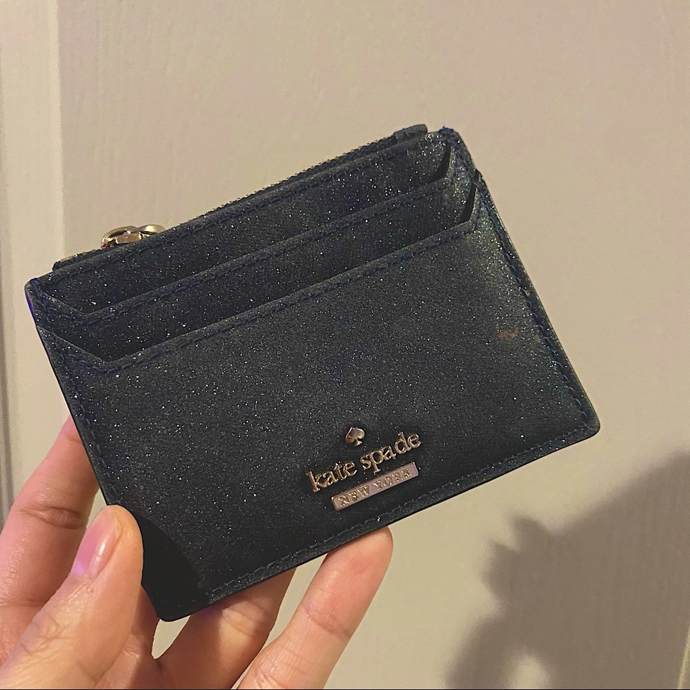 GLITTER KATE SPADE KEYCHAIN CARDHOLDER